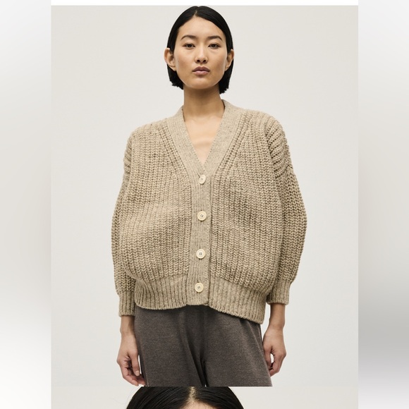 Babaa Sweaters - Babaa no 19 cardigan in mist